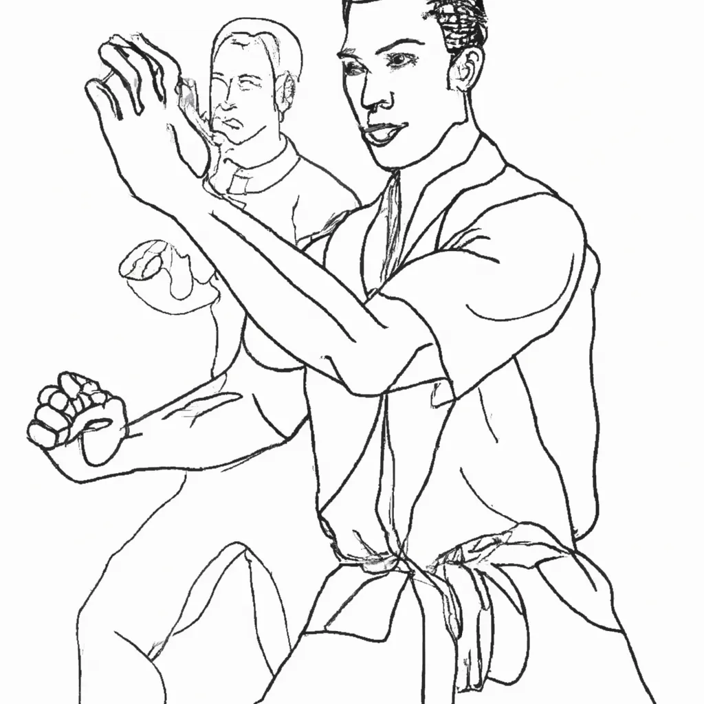 desenhos wing chun imprimir colorir arte marcial bruce lee 1 desenhos wing chun imprimir colorir arte marcial bruce lee 1