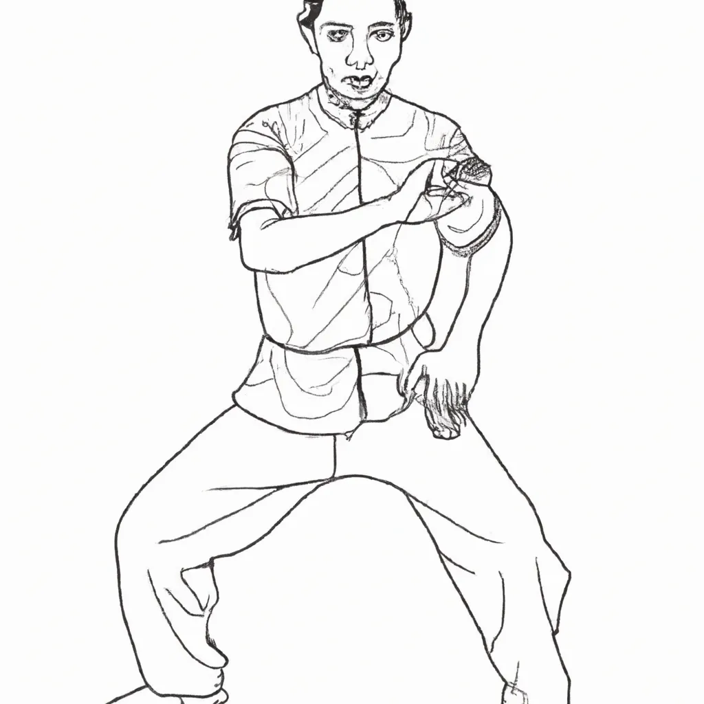 desenhos wing chun imprimir colorir arte marcial bruce lee 6 desenhos wing chun imprimir colorir arte marcial bruce lee 6