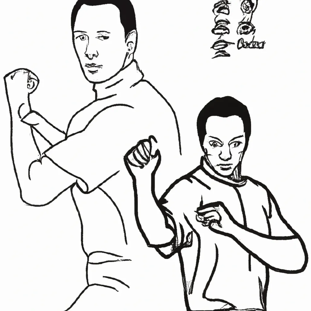 desenhos wing chun imprimir colorir arte marcial bruce lee 7 desenhos wing chun imprimir colorir arte marcial bruce lee 7
