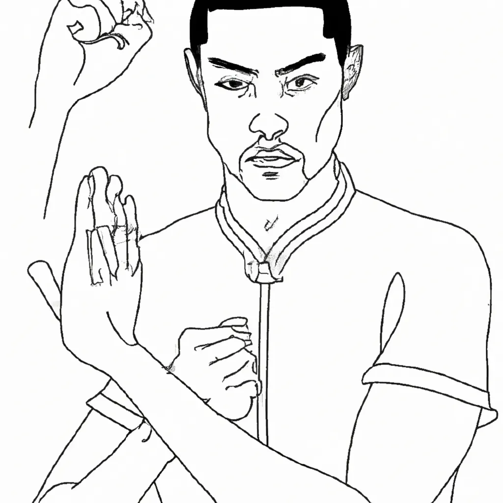 desenhos wing chun imprimir colorir arte marcial bruce lee 13 desenhos wing chun imprimir colorir arte marcial bruce lee 13