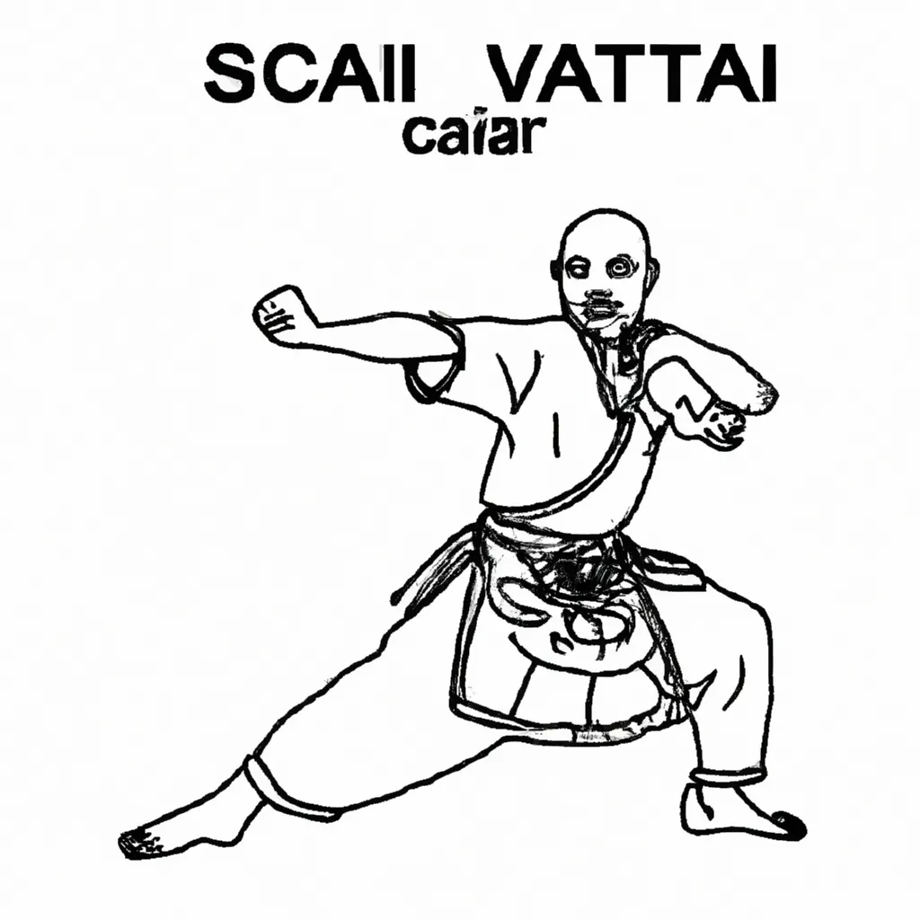 desenhos silat imprimir colorir arte marcial 13