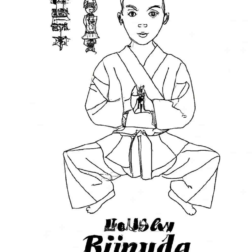 caminho do budo desenhos artes marciais japonesas imprimir colorir 4 caminho do budo desenhos artes marciais japonesas imprimir colorir 4