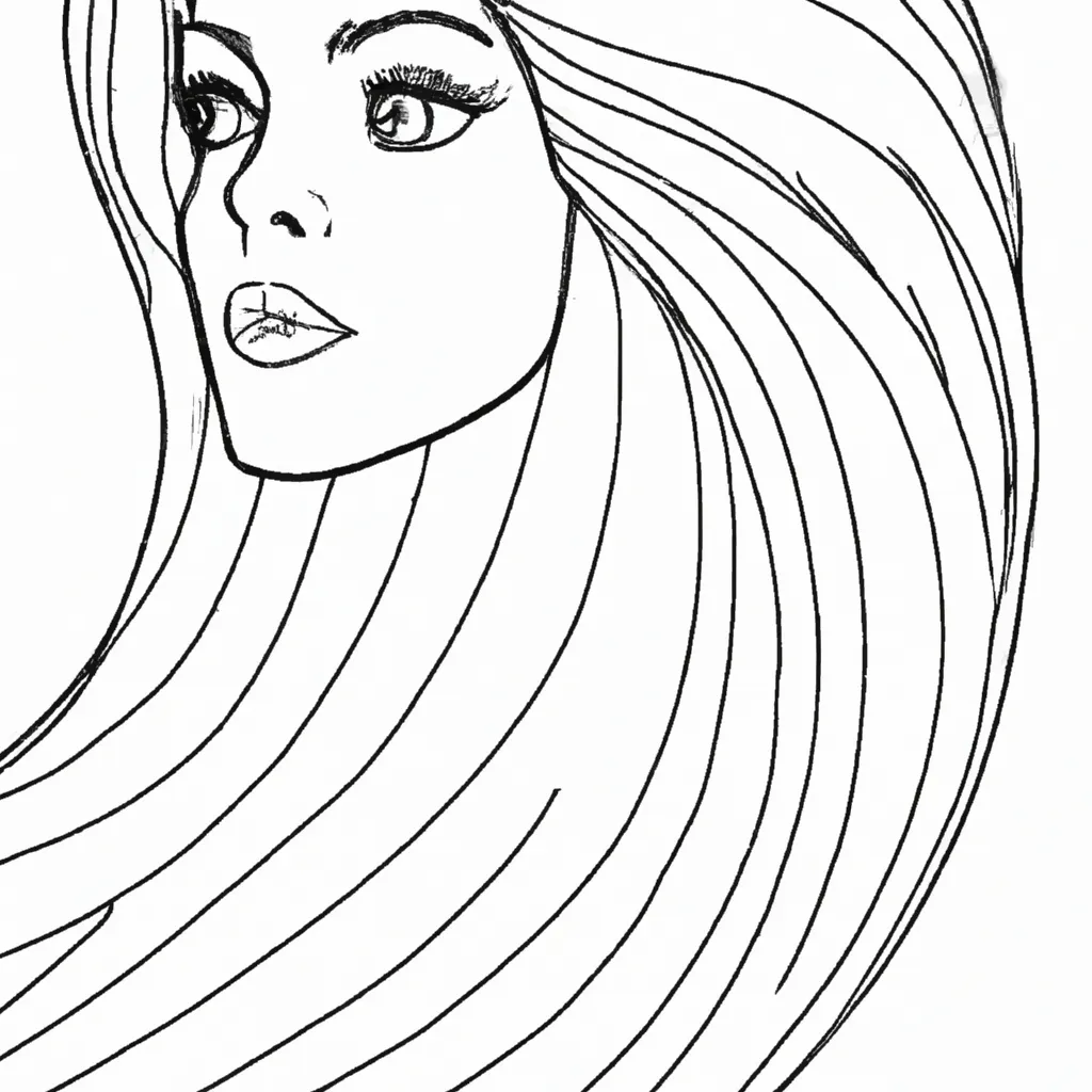 desenhos corte cabelo americano imprimir colorir gratis 7