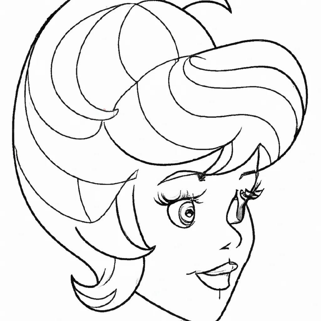 desenhos corte cabelo americano imprimir colorir gratis 10