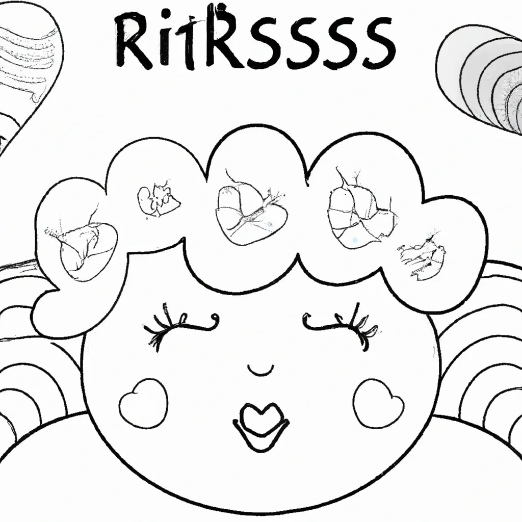 desenhos beijo arco iris imprimir colorir gratis 1