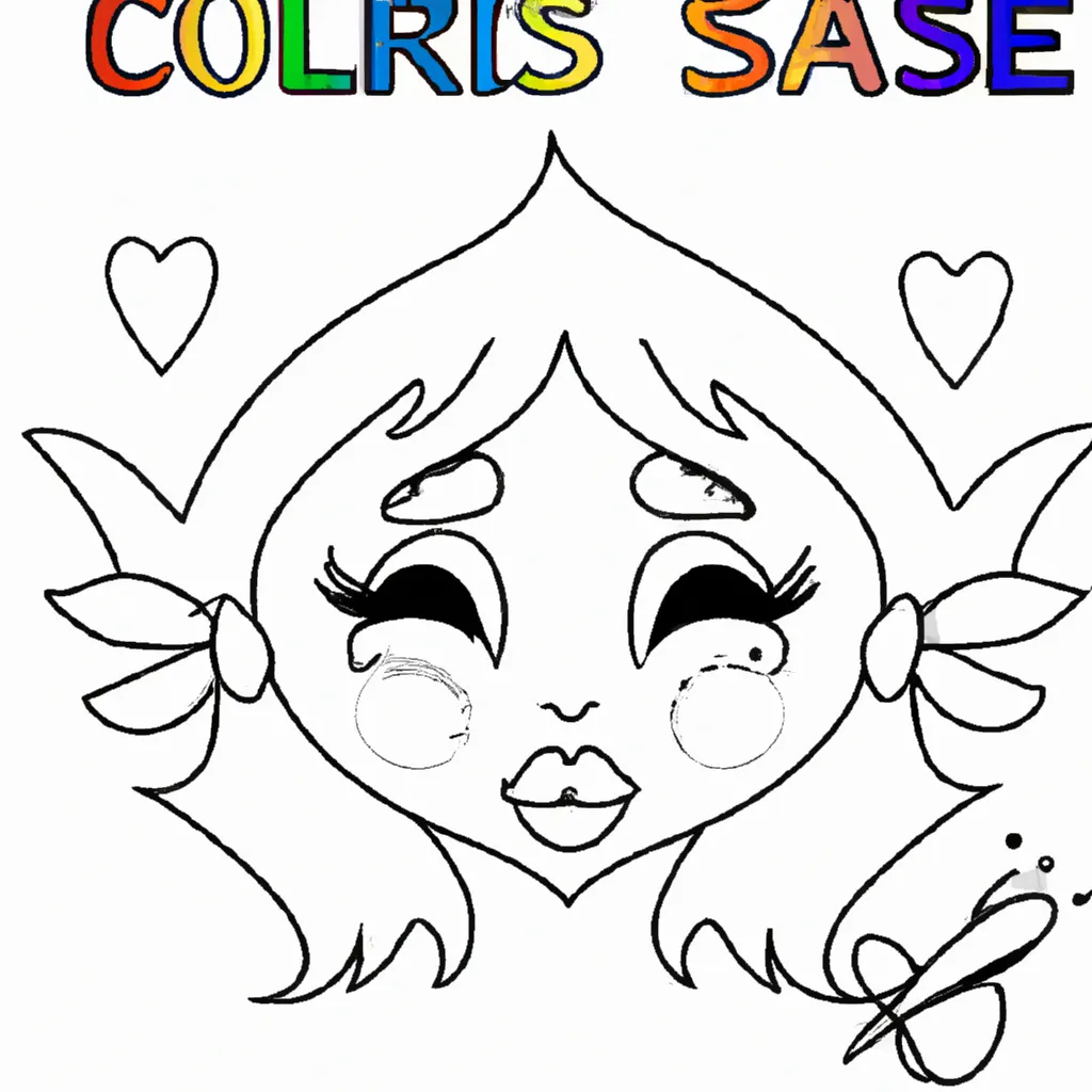 desenhos beijo arco iris imprimir colorir gratis 6
