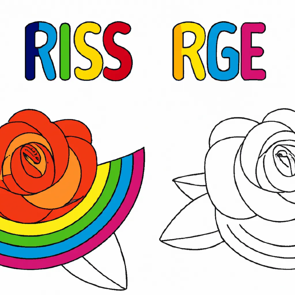 desenhos beijo arco iris imprimir colorir gratis 8