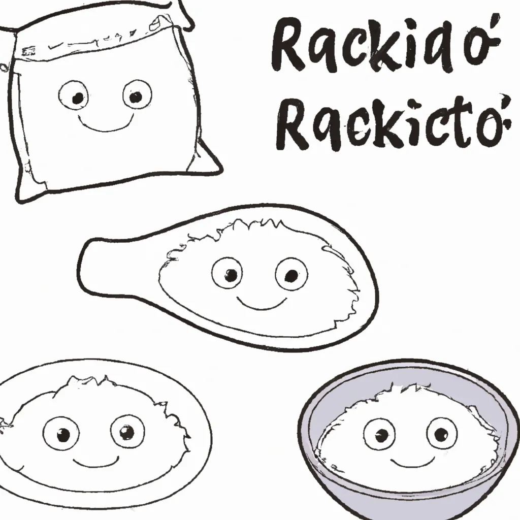 desenhos arroz temperado imprimir colorir gratis 8