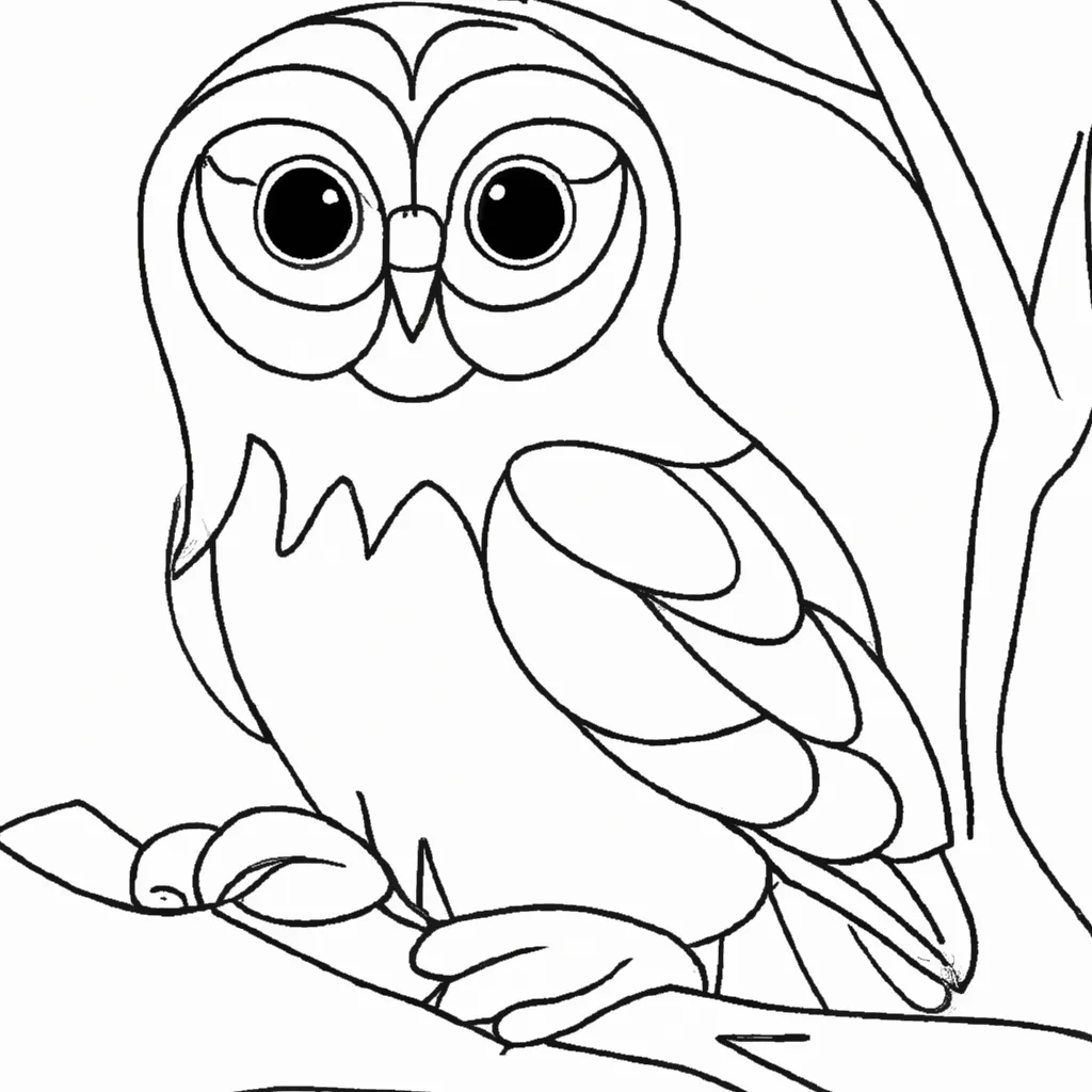 desenhos coruja branca imprimir colorir gratis 4