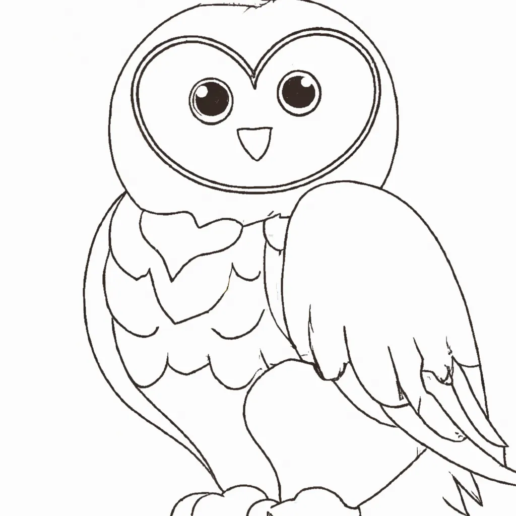 desenhos coruja branca imprimir colorir gratis 8