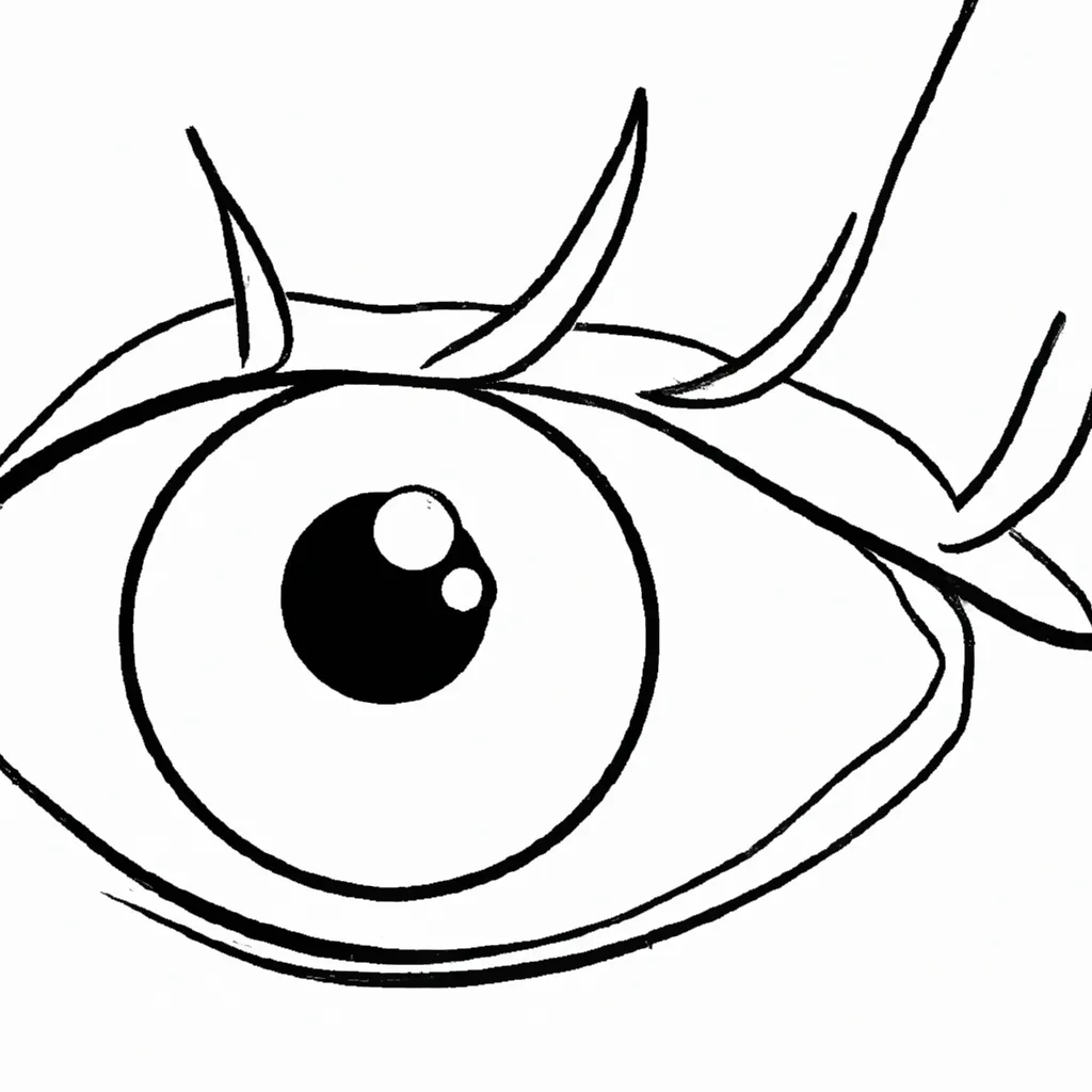 desenhos olhos verdes imprimir colorir gratis 1