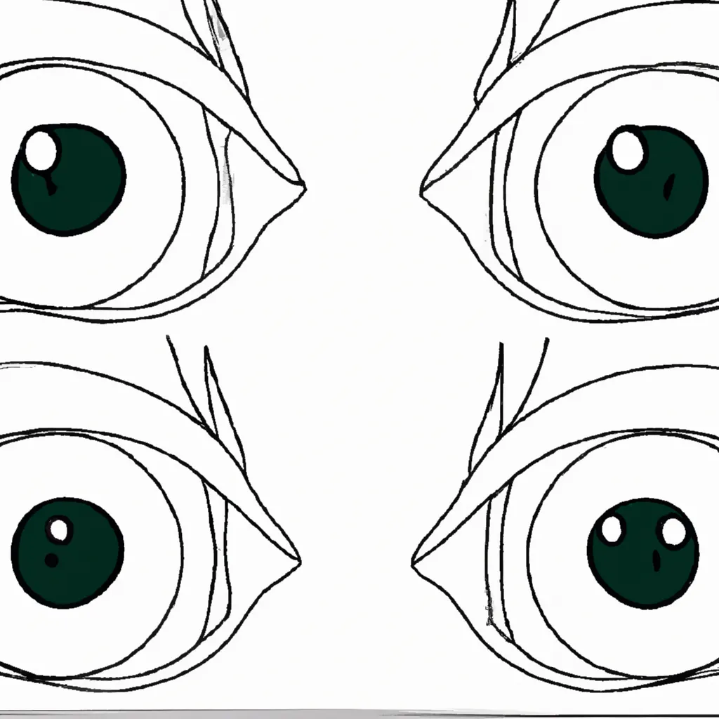 desenhos olhos verdes imprimir colorir gratis 6