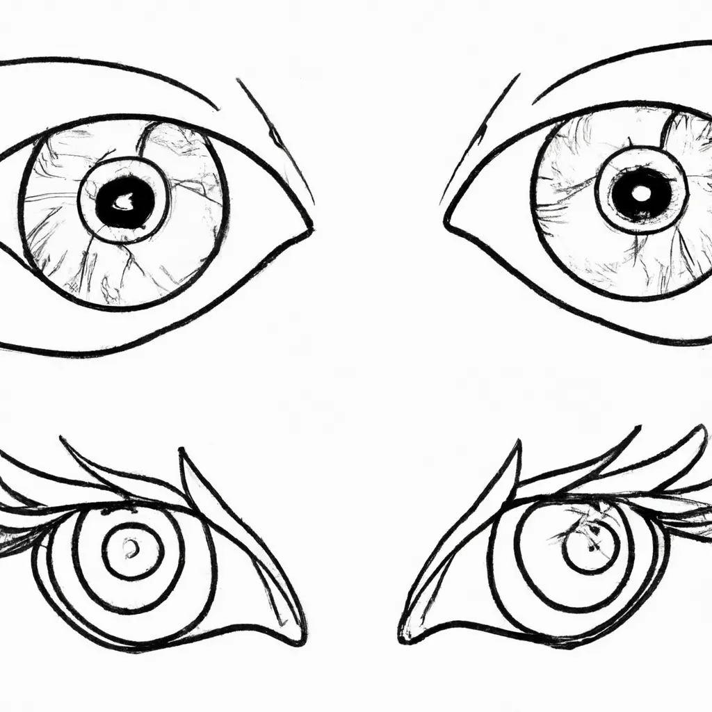 desenhos olhos verdes imprimir colorir gratis 8