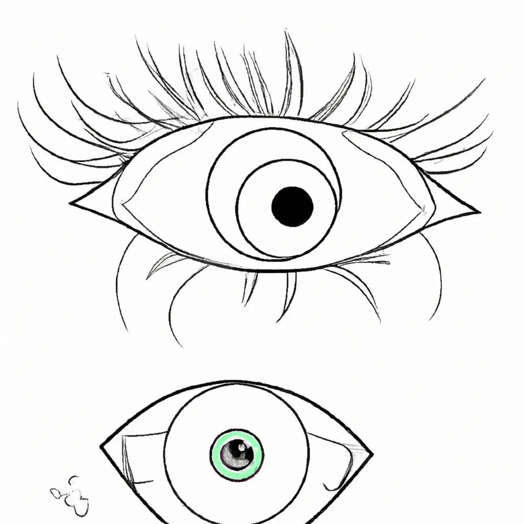 desenhos olhos verdes imprimir colorir gratis 14