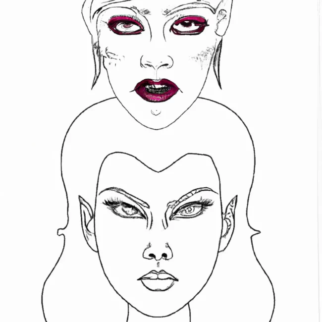 desenhos maquiagem vampiro imprimir colorir gratis 7 desenhos maquiagem vampiro imprimir colorir gratis 7