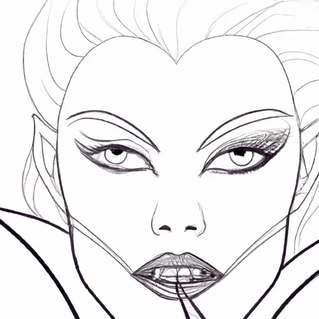 desenhos maquiagem vampiro imprimir colorir gratis 12 desenhos maquiagem vampiro imprimir colorir gratis 12