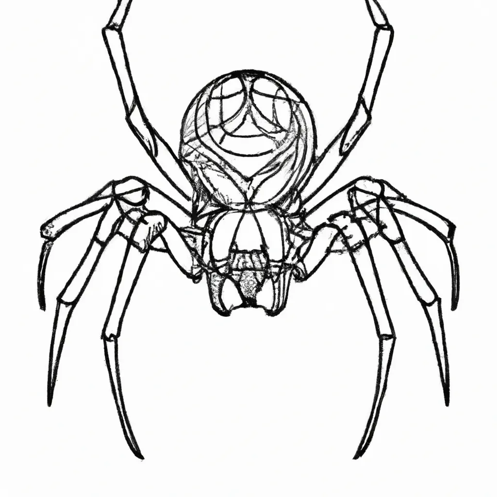 desenhos tatuagem aranha imprimir colorir gratis 5