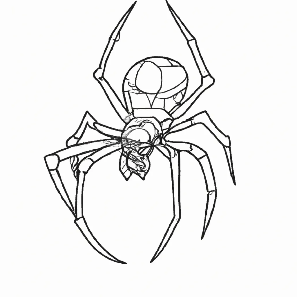 desenhos tatuagem aranha imprimir colorir gratis 6
