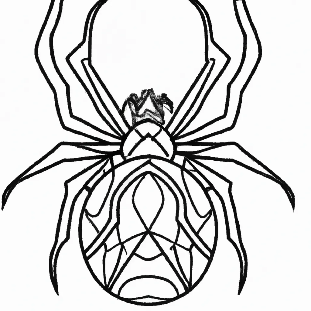 desenhos tatuagem aranha imprimir colorir gratis 7