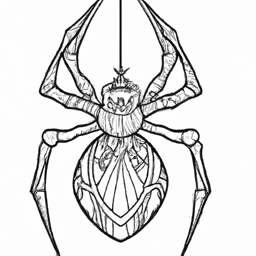 desenhos tatuagem aranha imprimir colorir gratis 8