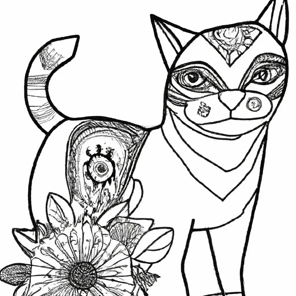 desenhos gato chita imprimir colorir gratis 11