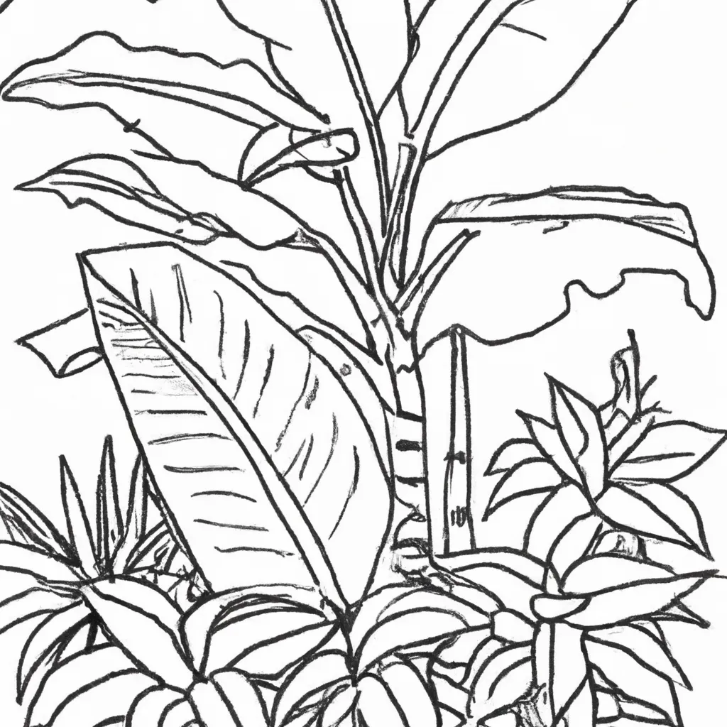desenhos jardins tropicais imprimir colorir gratis 12