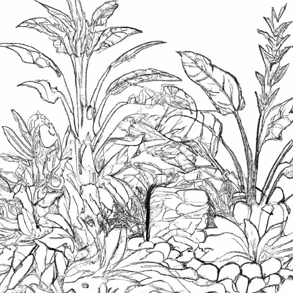 desenhos jardins tropicais imprimir colorir gratis 13