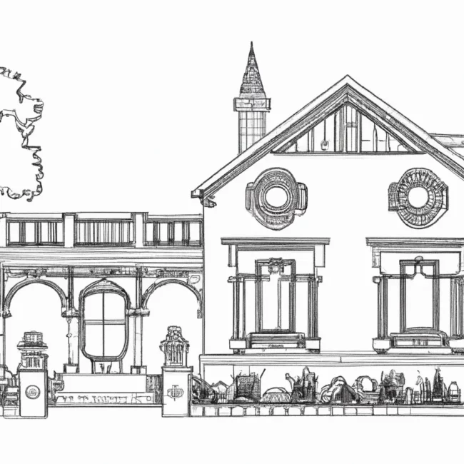 desenhos casas ricos imprimir colorir gratis 3