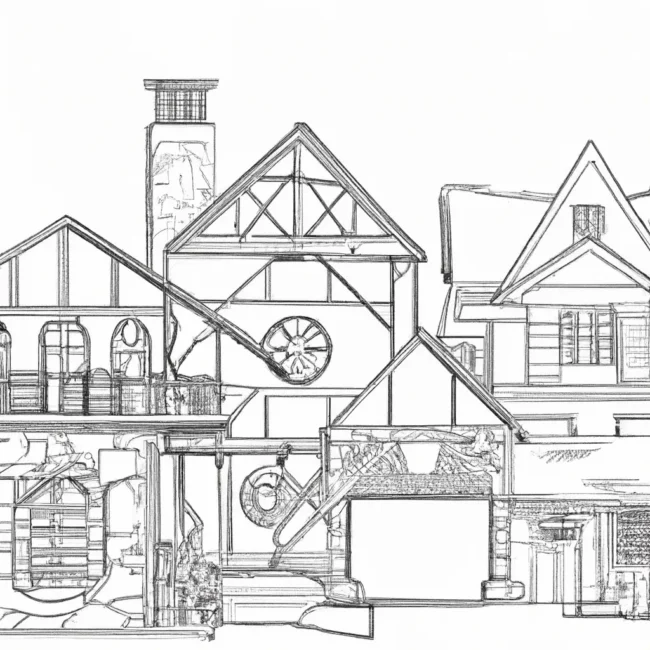 desenhos casas ricos imprimir colorir gratis 8