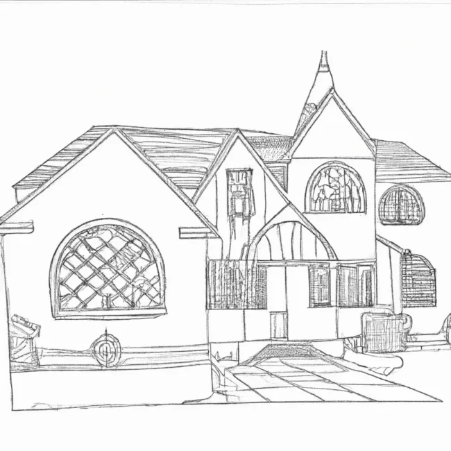 desenhos casas ricos imprimir colorir gratis 10