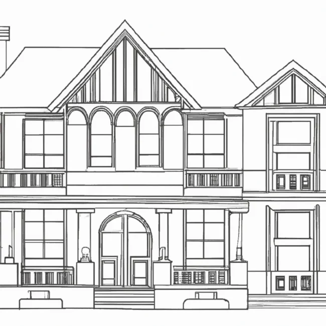 desenhos casas ricos imprimir colorir gratis 11