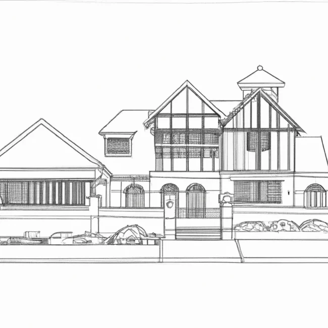 desenhos casas ricos imprimir colorir gratis 12