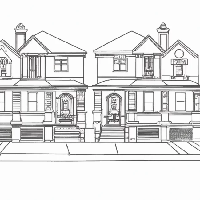 desenhos casas ricos imprimir colorir gratis 13
