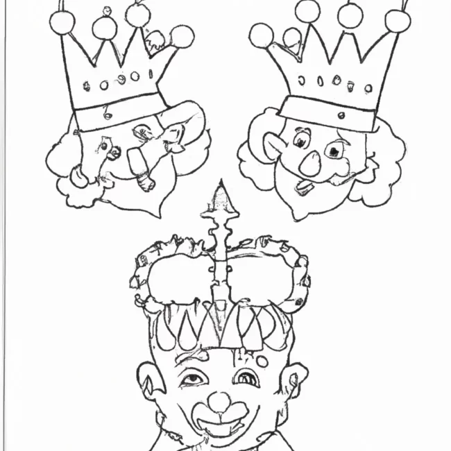 desenhos coroas reis imprimir colorir gratis 4