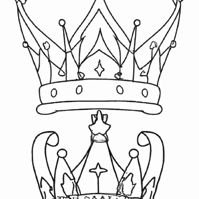 desenhos coroas reis imprimir colorir gratis 7