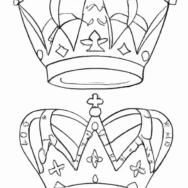 desenhos coroas reis imprimir colorir gratis 11