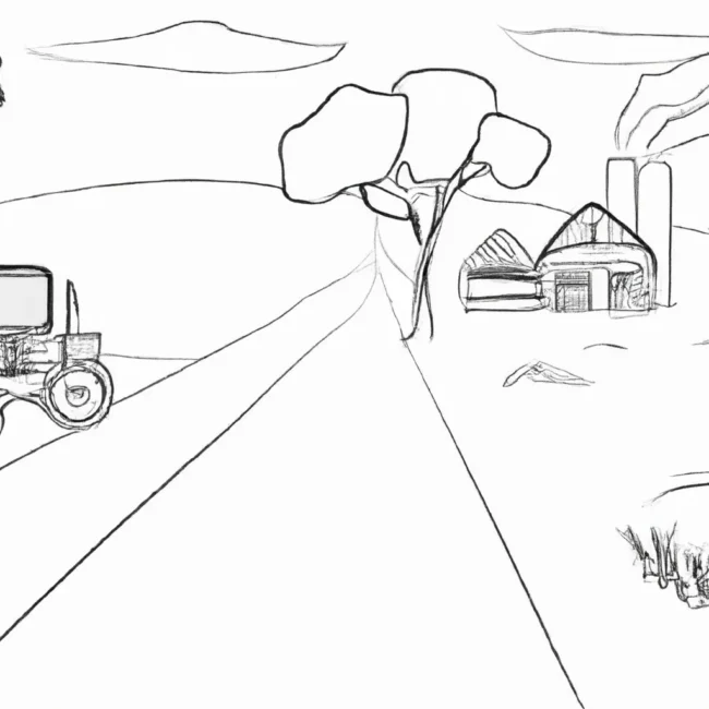 desenhos estrada fazenda imprimir colorir gratis 2