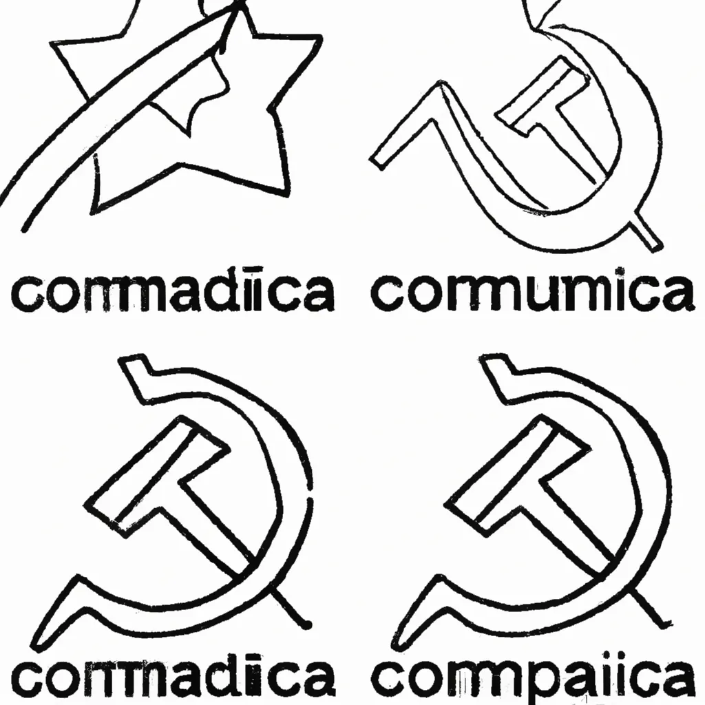 desenhos simbolo comunismo imprimir colorir gratis 2