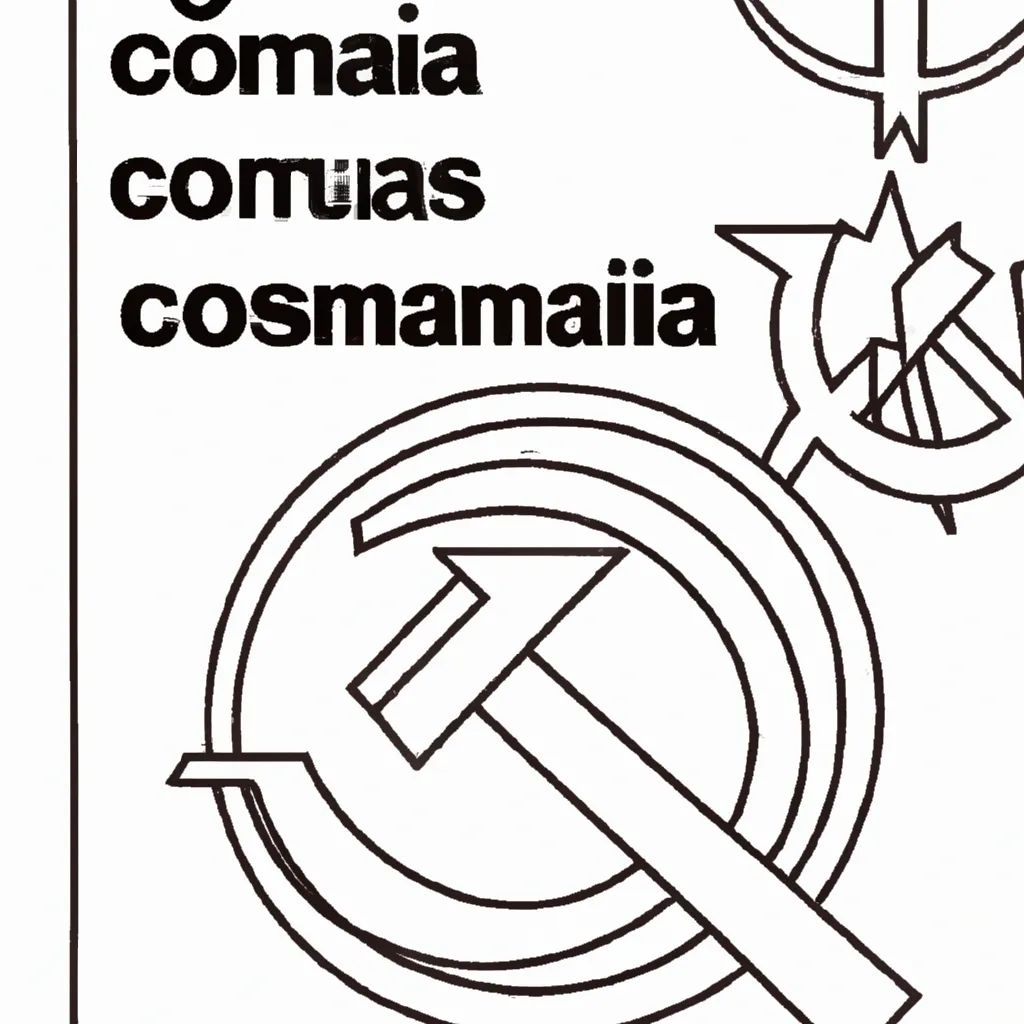 desenhos simbolo comunismo imprimir colorir gratis 3