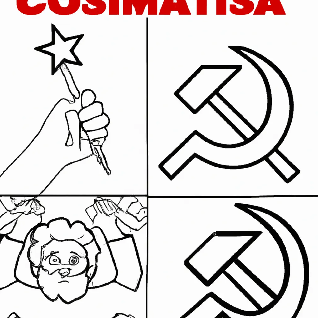 desenhos simbolo comunismo imprimir colorir gratis 4
