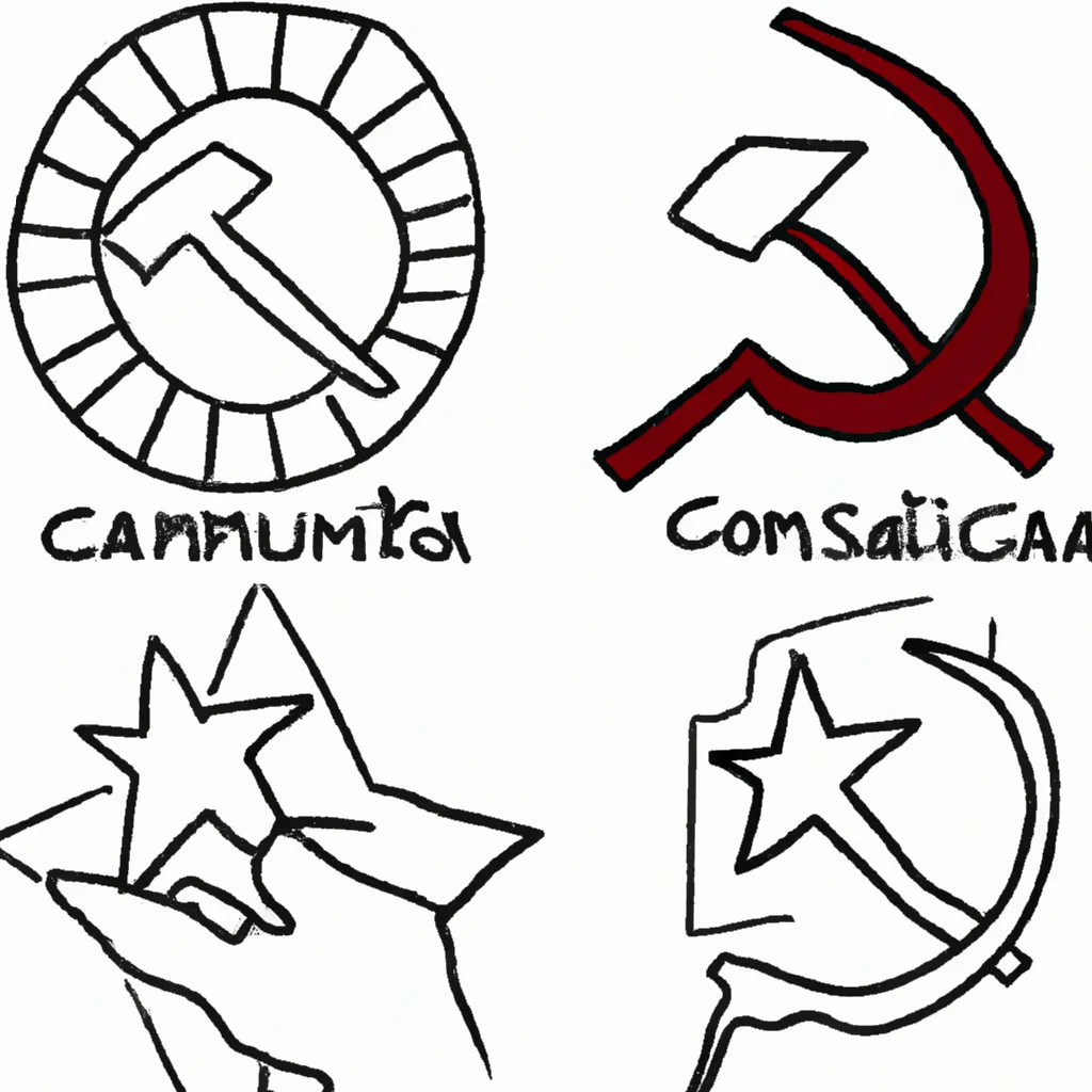 desenhos simbolo comunismo imprimir colorir gratis 5