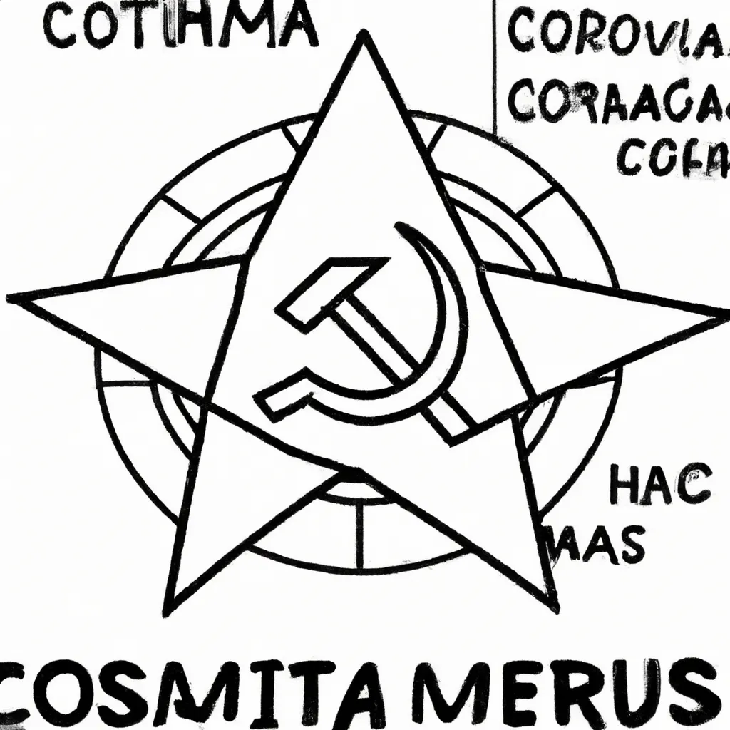 desenhos simbolo comunismo imprimir colorir gratis 8