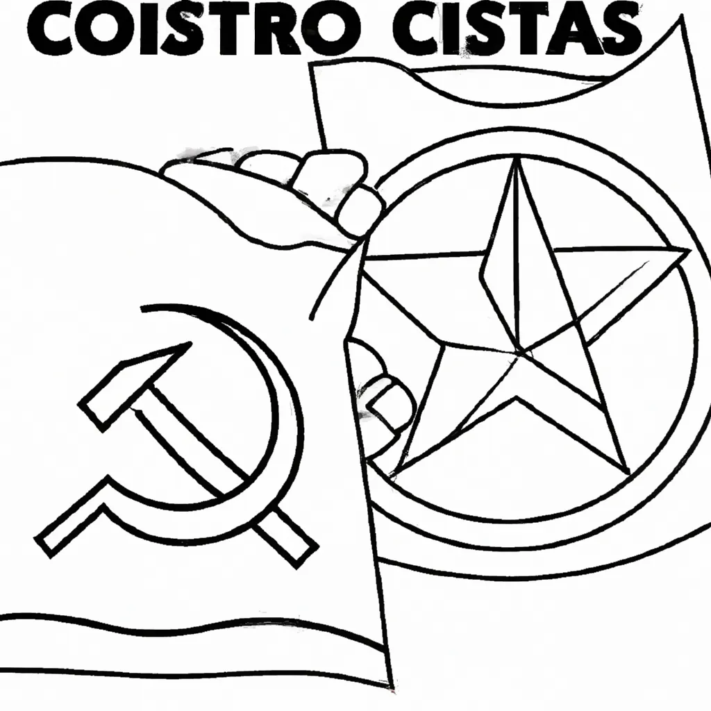 desenhos simbolo comunismo imprimir colorir gratis 12