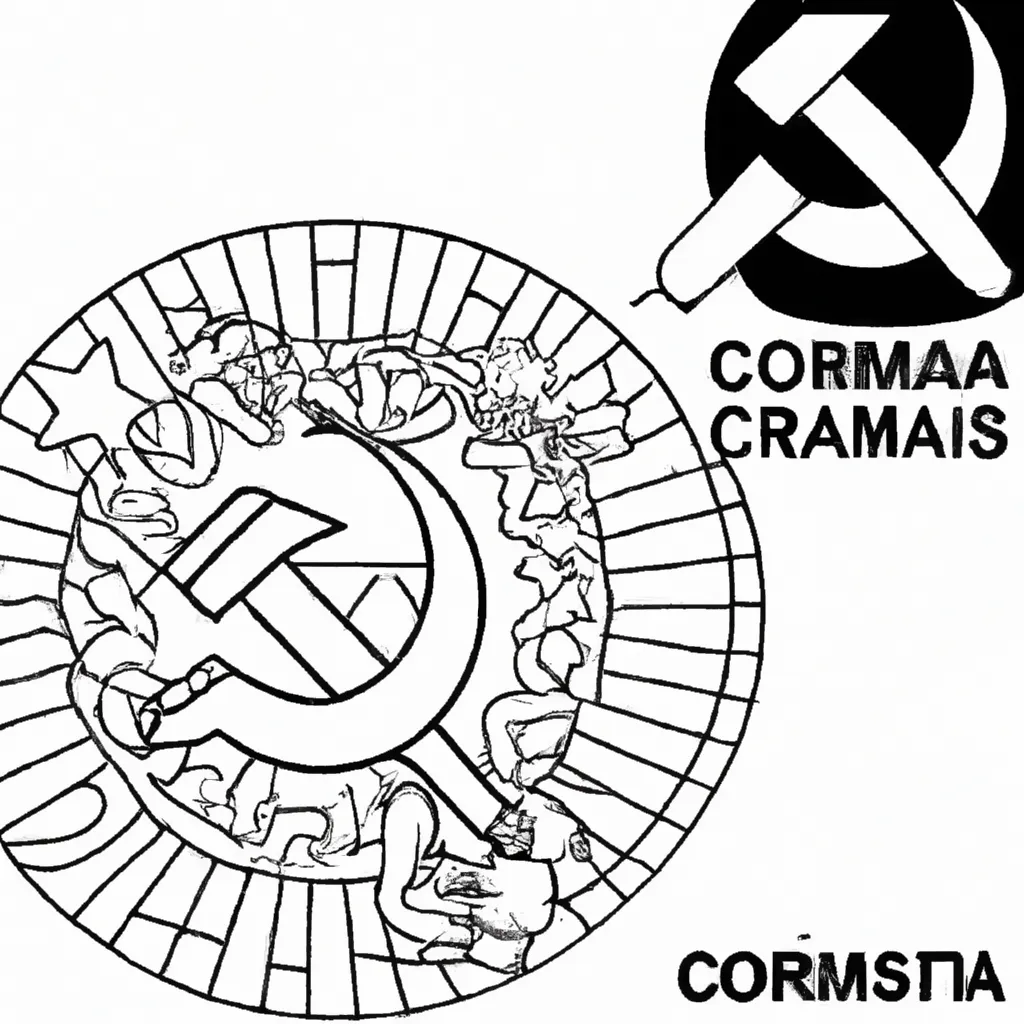 desenhos simbolo comunismo imprimir colorir gratis 13