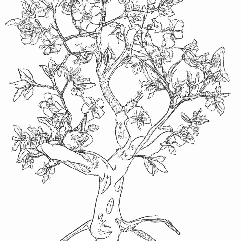 desenhos arvore jade imprimir colorir gratis 4 desenhos arvore jade imprimir colorir gratis 4