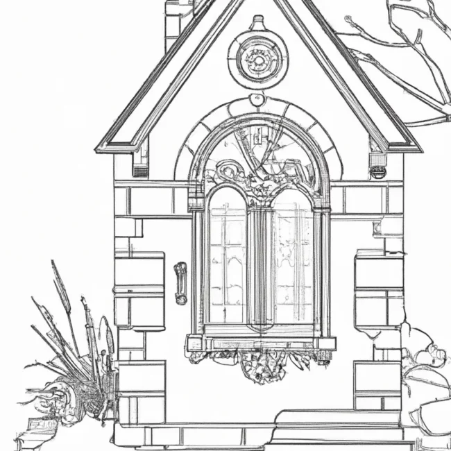 desenhos casa ricos imprimir colorir gratis 2