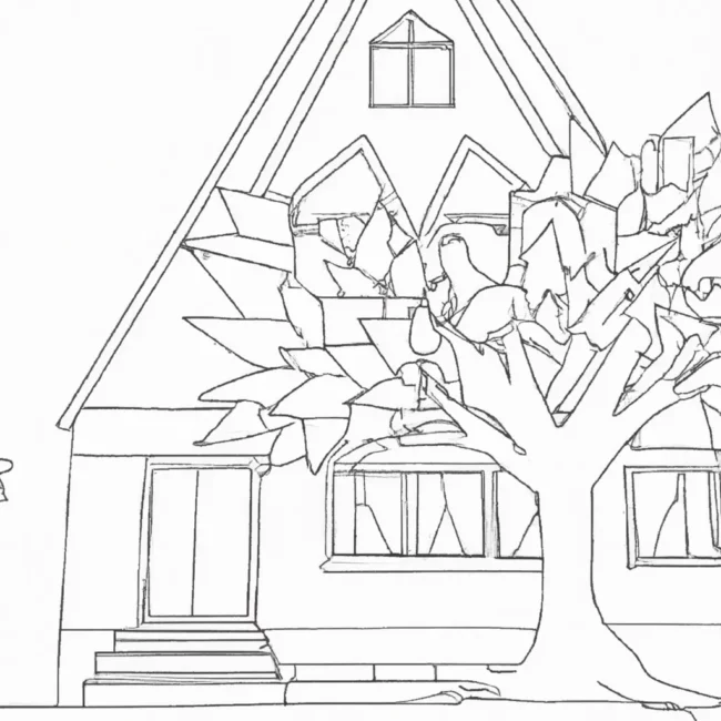 desenhos casa ricos imprimir colorir gratis 14