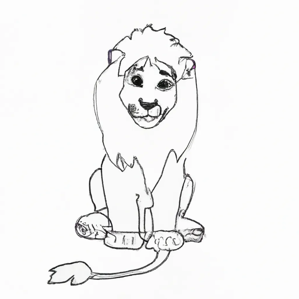 desenhos filhote leao imprimir colorir gratis 3
