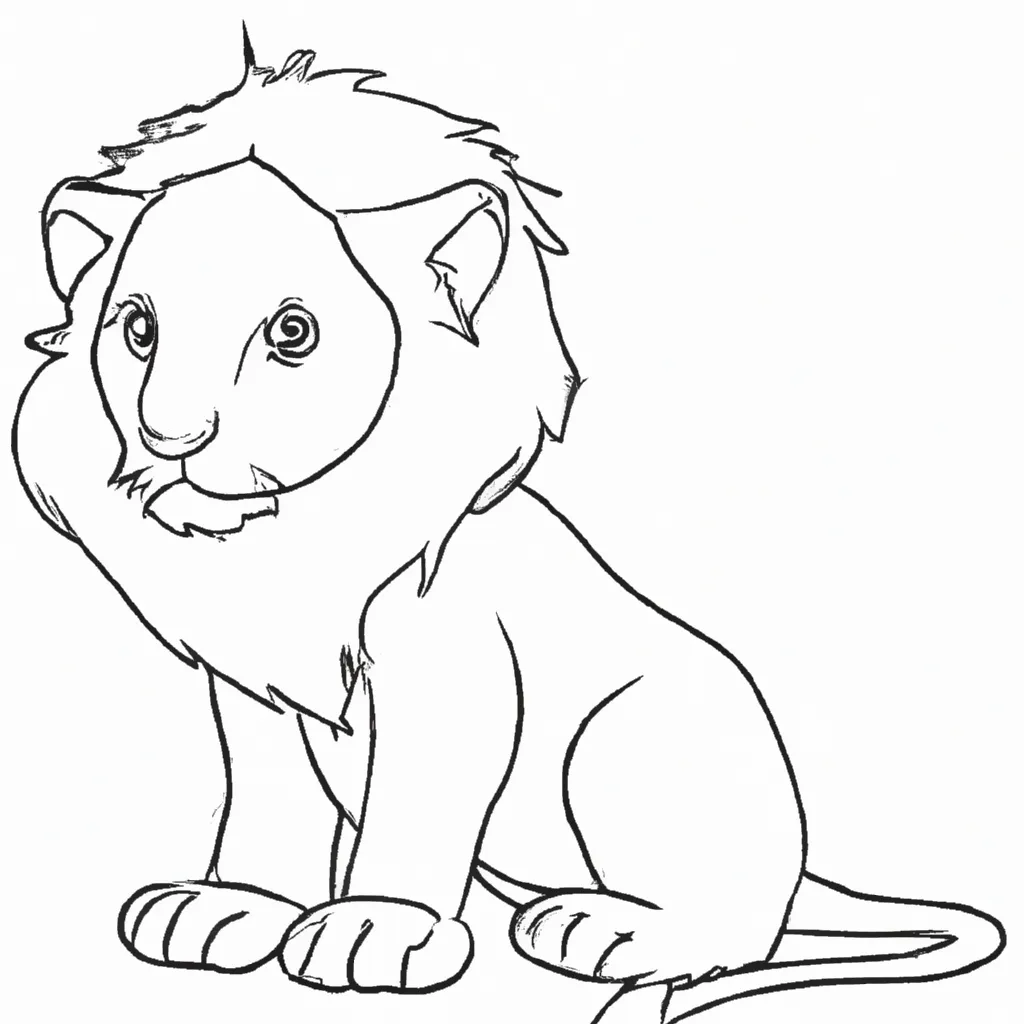 desenhos filhote leao imprimir colorir gratis 13