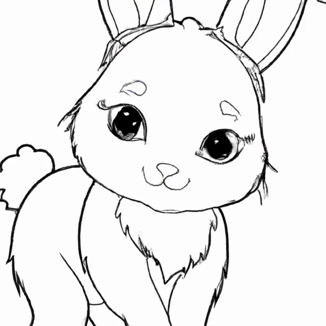 desenhos filhote coelho imprimir colorir gratis 12